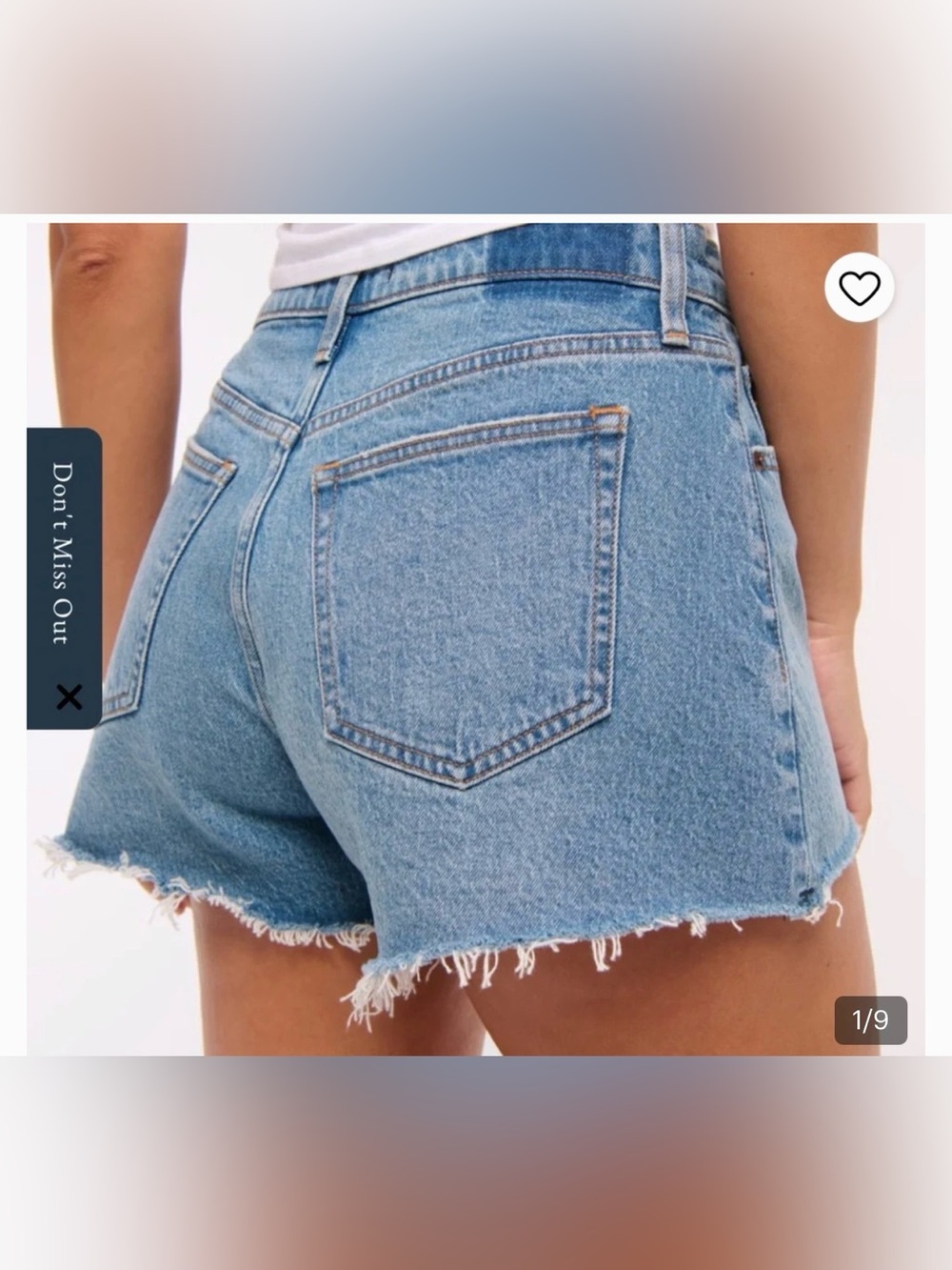 Abercrombie & Fitch | 90’s Relaxed Fit Cutoff Short High Rise